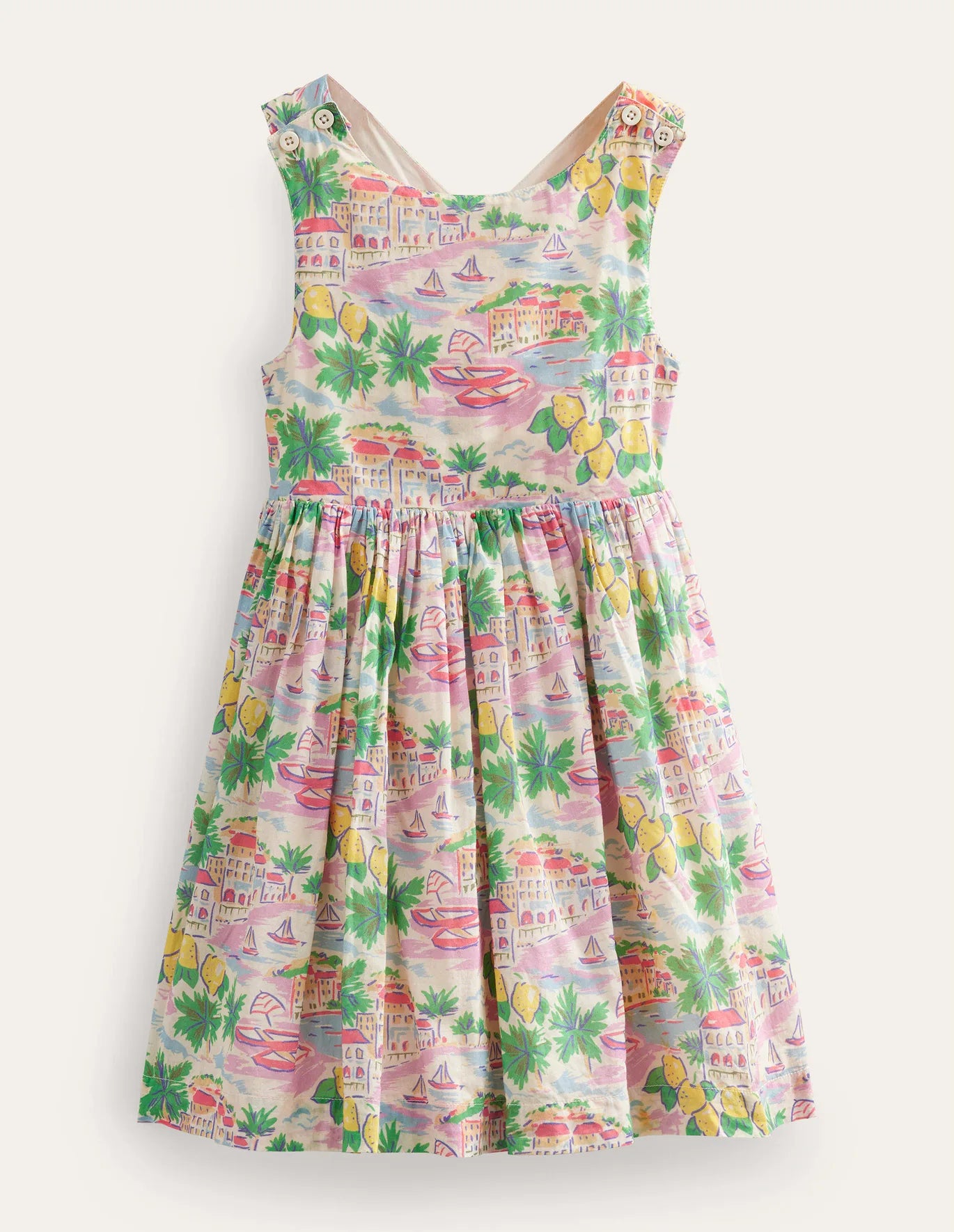 NWT Mini Boden Cross-Back Dress – Mini World Explorers