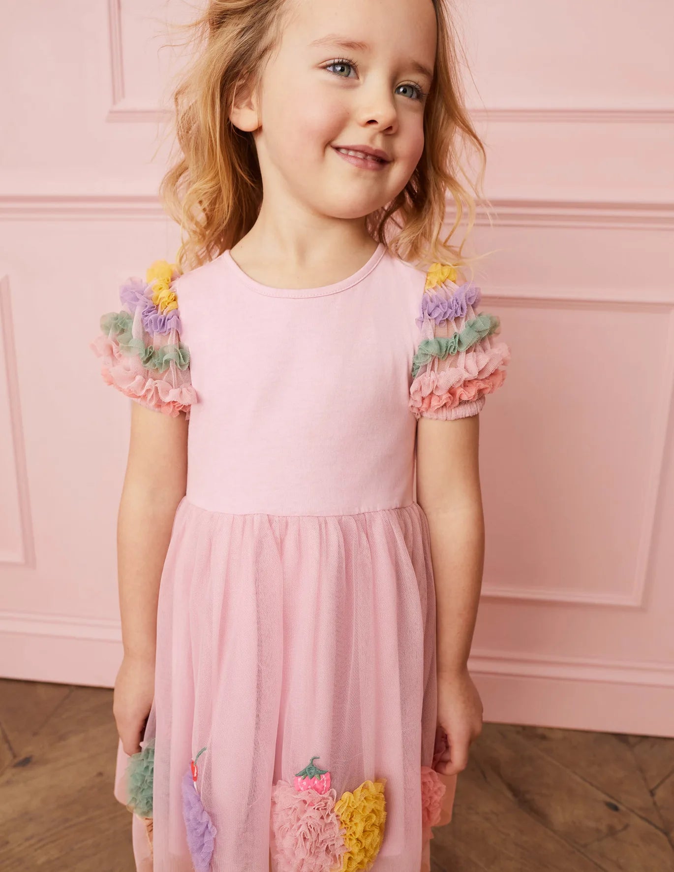 NWT Mini Boden Ice Cream Tulle Dress Mini World Explorers NWT Mini Boden Ice Cream Tulle Dress Mini World Explorers