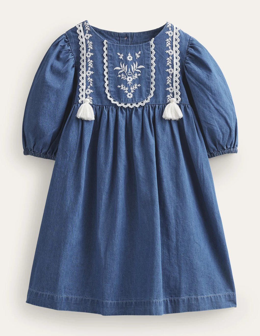 NWT Mini Boden Embroidered Woven Dress