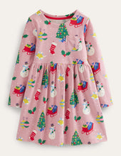 Load image into Gallery viewer, NWOT Mini Boden Long Sleeve Fun Jersey Dress
