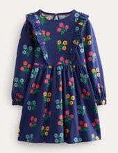 Load image into Gallery viewer, NWT Mini Boden Long Sleeve Ruffle Dress
