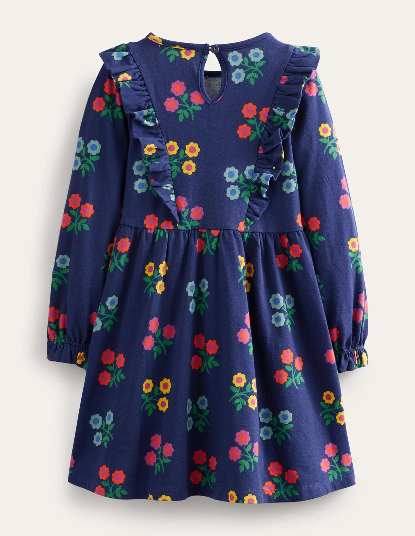mini boden ruffle dress Girls Boden Long Sleeve Ruffle Dress