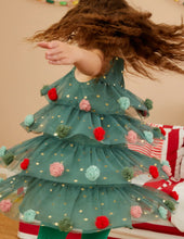 Load image into Gallery viewer, NWT Mini Boden Christmas Tree Tulle Dress
