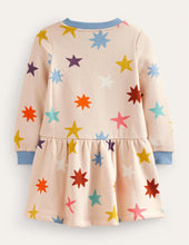 Load image into Gallery viewer, NWT Mini Boden Cozy Printed Sweatshirt Dress
