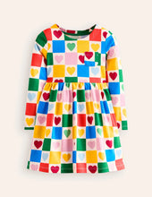 Load image into Gallery viewer, NWOT Mini Boden Long Sleeve Fun Jersey Dress
