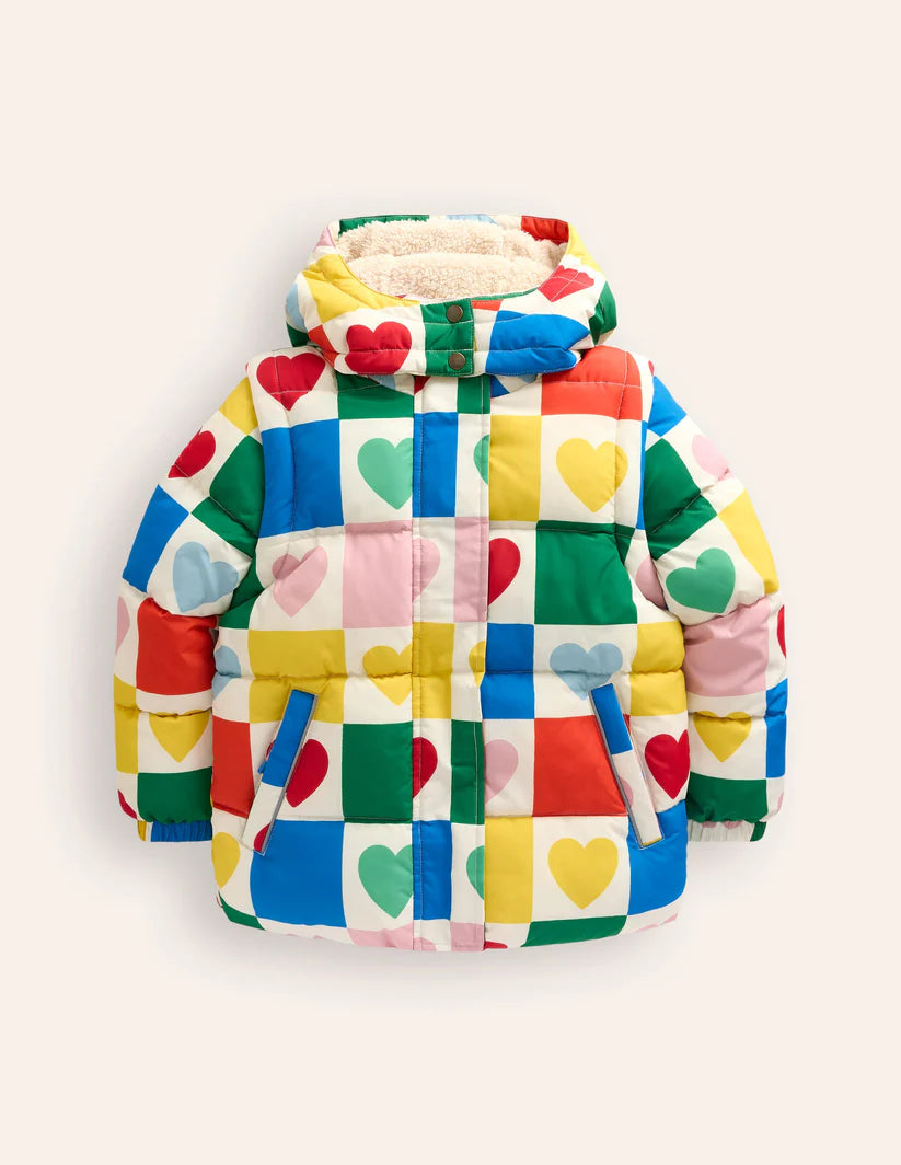 NWT Mini Boden 2-in-1 Padded Coat