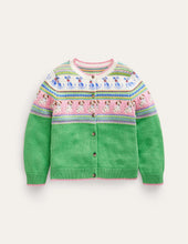 Load image into Gallery viewer, NWT Mini Boden Fair Isle Cardigan
