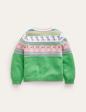 Load image into Gallery viewer, NWT Mini Boden Fair Isle Cardigan
