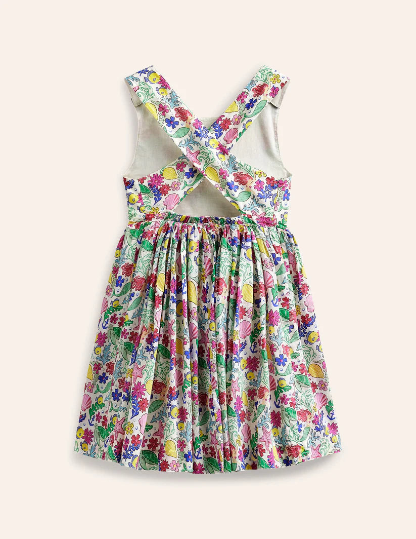 NWT Mini Boden Mermaid Cross-Back Dress