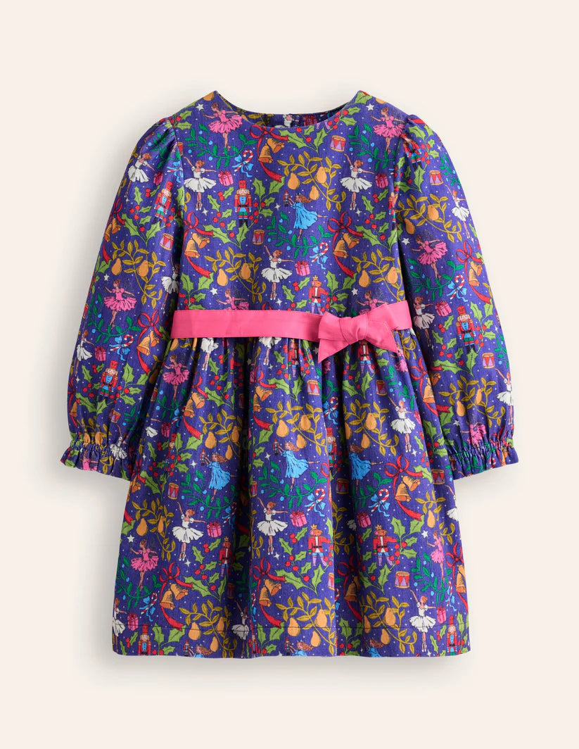 NWT Mini Boden Peggy Cord Party Dress