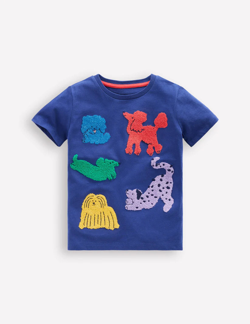 NWT Mini Boden Short Sleeve Bouclé T-shirt