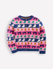 Load image into Gallery viewer, NWT Mini Boden Edie Fair Isle Cardigan
