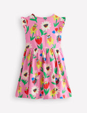 Load image into Gallery viewer, NWOT Mini Boden Posie Frill Sleeve Dress
