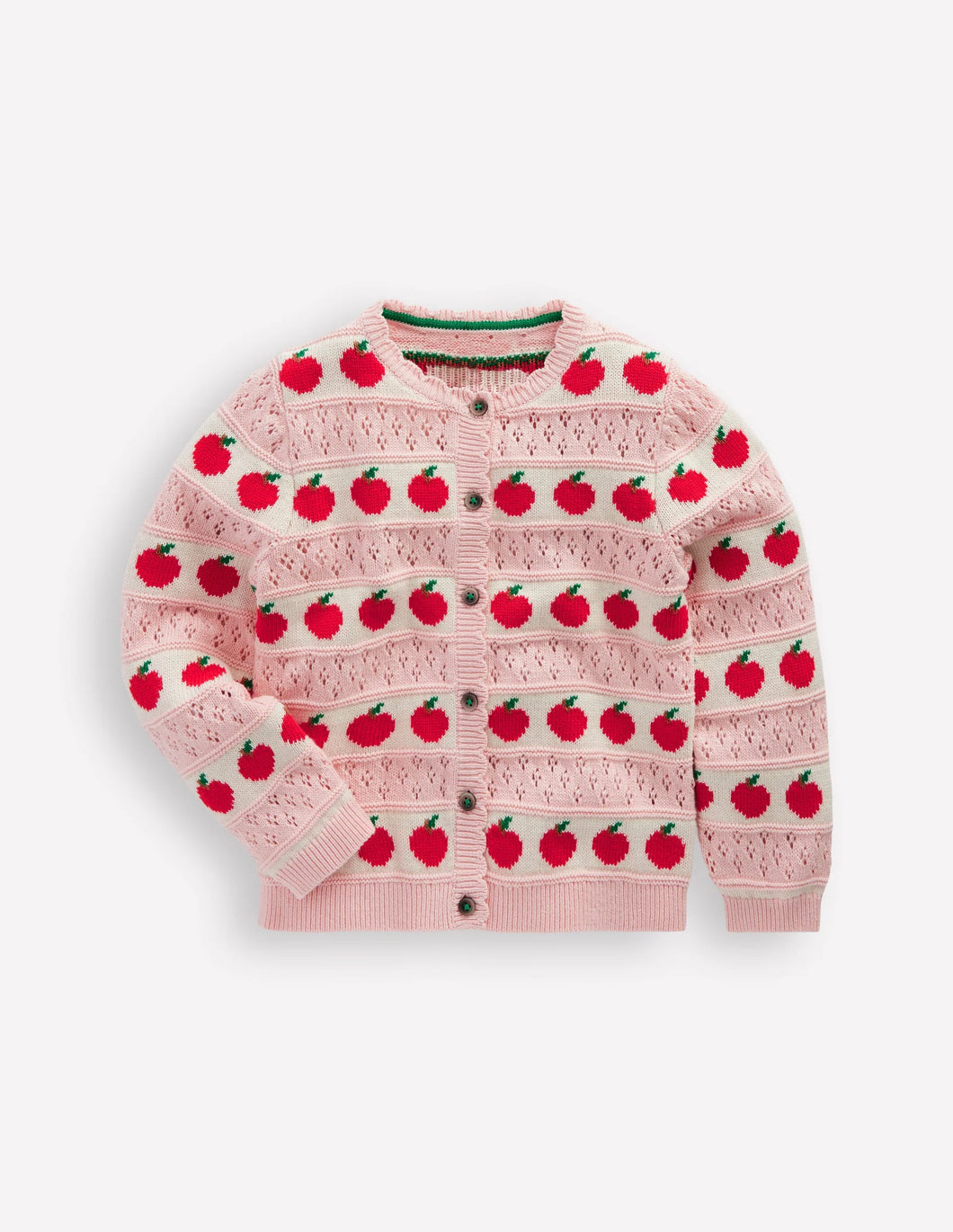 NWT Mini Boden Pretty Scalloped Cardigan