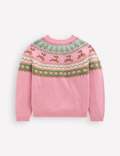 Load image into Gallery viewer, NWOT Mini Boden Edie Fair Isle Cardigan
