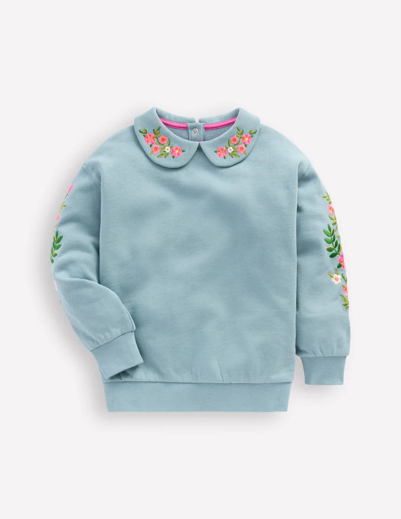 MWT Mini Boden Embroidered Sweatshirt