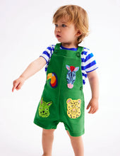 Load image into Gallery viewer, NWOT Mini Boden Jersey Dungaree Set
