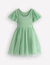 Load image into Gallery viewer, NWT Mini Boden Short Sleeve Logo Tulle Dress
