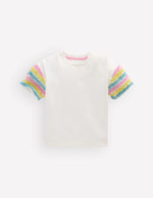 Load image into Gallery viewer, NWT Mini Boden Fun Tulle Top (White)
