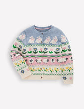 Load image into Gallery viewer, NWOT Mini Boden Edie Fair Isle Cardigan
