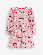 Load image into Gallery viewer, NWOT Mini Boden Long Sleeve Ruffle Dress
