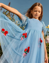 Load image into Gallery viewer, NWT Mini Boden Short Sleeve Logo Tulle Dress
