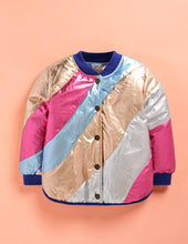 Load image into Gallery viewer, NWOT Mini Boden Fun Bomber Jacket
