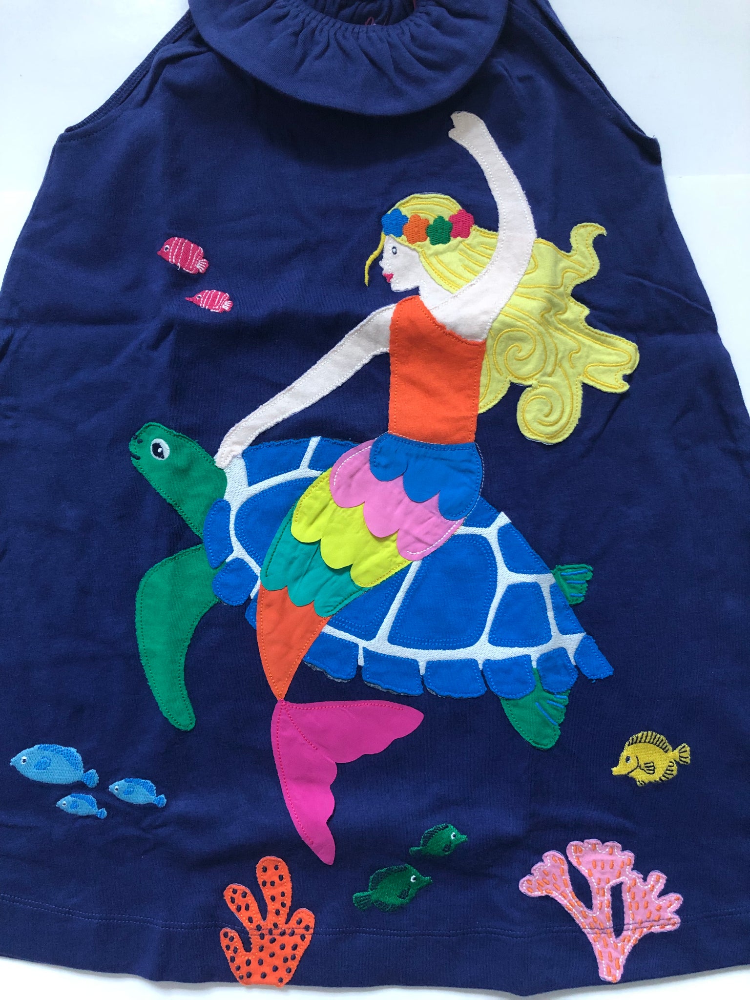 mini boden mermaid dress mini boden mermaid dress NWOT Mini Boden Mermaid Big Appliqu Dress NWOT 9-10Y