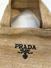 Load image into Gallery viewer, NEW Prada Raffia Woven Tote Bag
