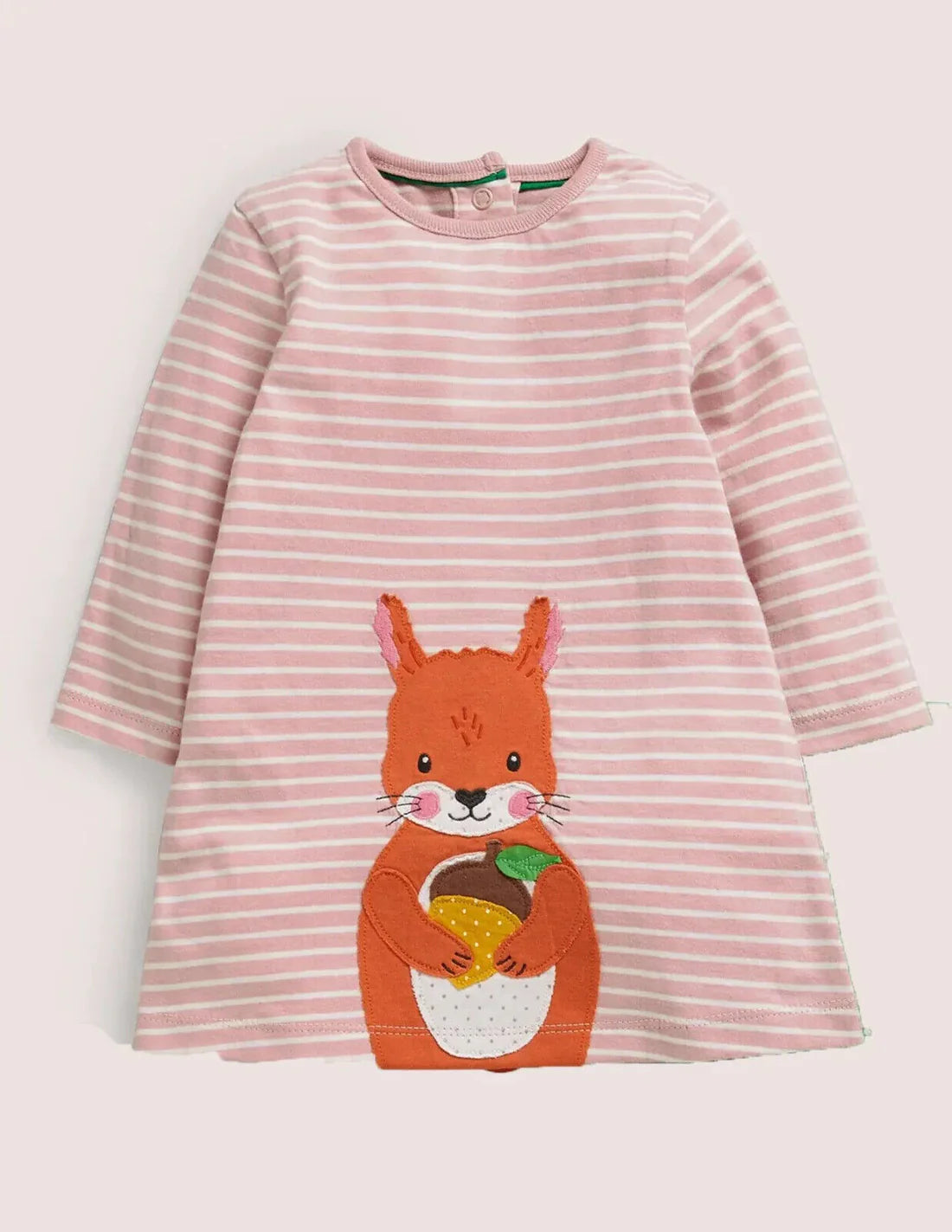 mini boden hedgehog dress NWOT Front and Back Appliqué Squirrel – Mini World Explorers And because adventuring can color:Lilac Edition SS26 Women's Loose Off-shoulder Leather