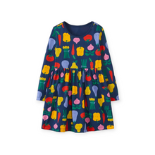 Load image into Gallery viewer, NWOT Hanna Andersson Happy Veggies Pocket Dress
