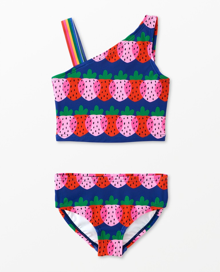 NWOT Hanna AnderssonTwo-Piece Asymmetrical Swimsuit