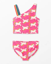 Load image into Gallery viewer, NWOT Hanna Andersson Two-Piece Asymmetrical Swimsuit
