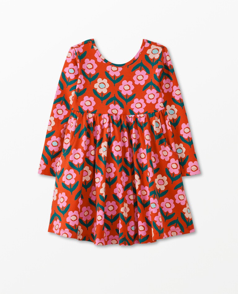 NWOT Hanna Andersson Print Super Soft Skater Dress