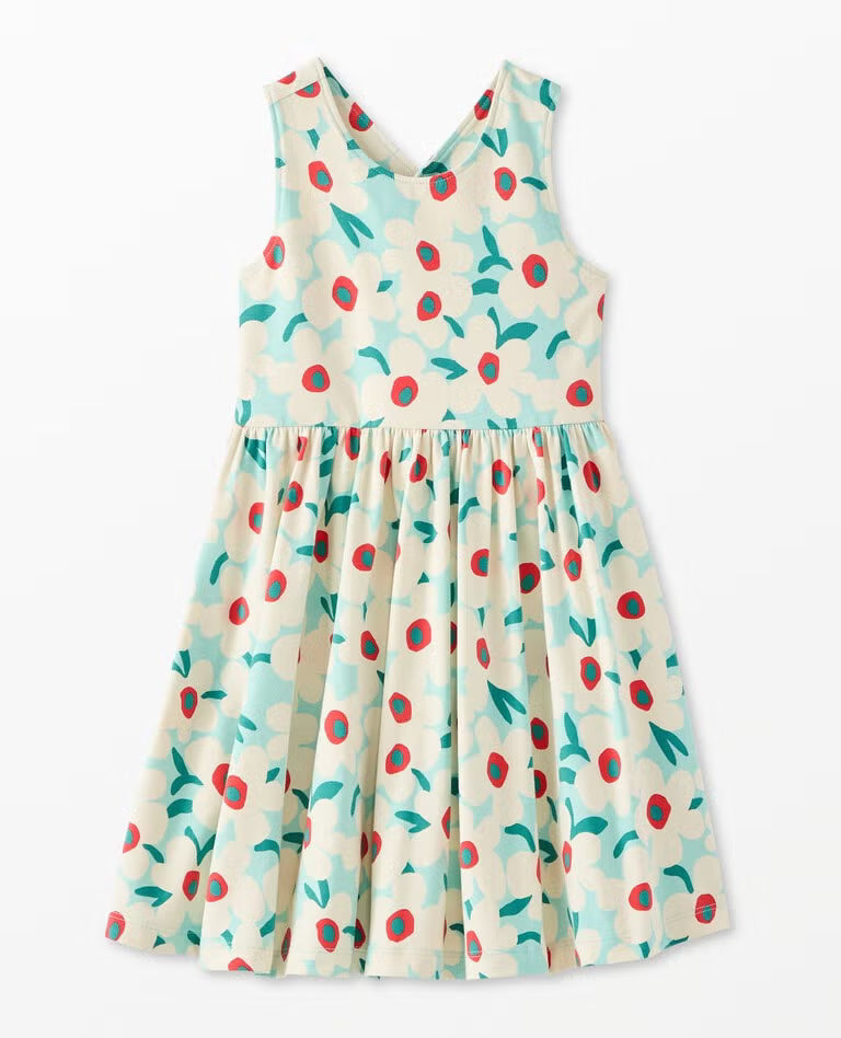 NWOT Hanna Andersson Crossback Skater Dress with Pockets