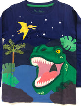 Load image into Gallery viewer, NWOT Mini Boden Adventure Applique Dinosaur T-shirt
