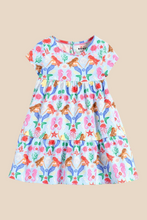 Load image into Gallery viewer, NWOT Mini Boden  Boden Ariel Twirly Jersey Dress - Pale Blue Mermaids
