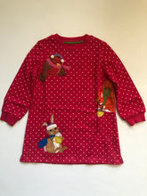 Load image into Gallery viewer, NWOT Mini Boden Ida Sweatshirt Appliqué Dress

