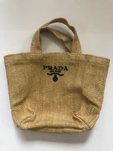 Load image into Gallery viewer, NEW Prada Raffia Woven Tote Bag
