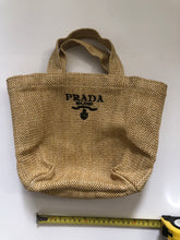 Load image into Gallery viewer, NEW Prada Raffia Woven Tote Bag
