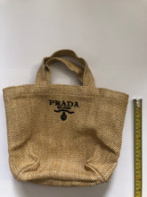 Load image into Gallery viewer, NEW Prada Raffia Woven Tote Bag
