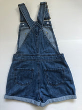 Load image into Gallery viewer, NWOT Mini Boden Heart Pocket Short Overalls
