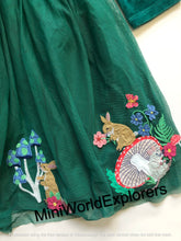 Load image into Gallery viewer, NWOT Mini Boden Velvet Tulle Appliqué Dress
