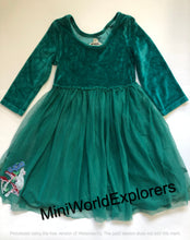 Load image into Gallery viewer, NWOT Mini Boden Velvet Tulle Appliqué Dress
