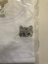 Load image into Gallery viewer, HTF NWT Paul &amp; Joe Sister Glendale cat shirt in white
