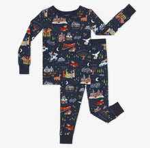Load image into Gallery viewer, NWOT Little Sleepies Harry Potter Evening at Hogwarts Two-Piece Pajama Set

