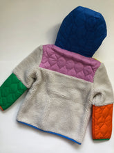 Load image into Gallery viewer, NEW Mini Boden Quilted Borg Fleece Hooded Jacket

