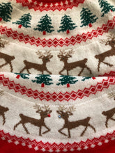 Load image into Gallery viewer, NWOT Boden Edie Holiday Fair Isle Crewneck Sweater (Size M) – Reindeer Mouth Detail Reduced
