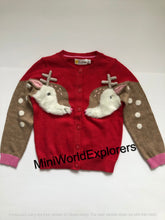 Load image into Gallery viewer, NWOT Mini Boden Cosy Festive Fun Cardigan(Rare)
