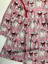 Load image into Gallery viewer, NWOT Mini Boden Long Sleeve Ruffle Dress
